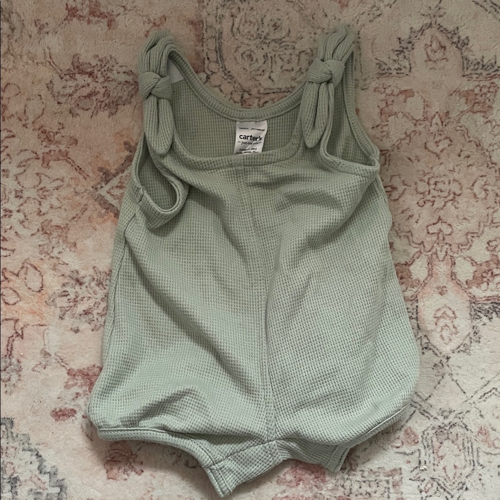 Carter's Sage Green Textured Bodysuit
